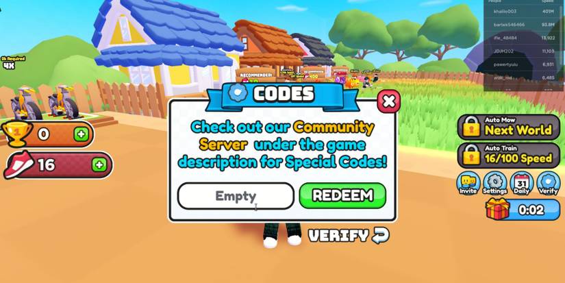 Roblox: Mowing Simulator Codes