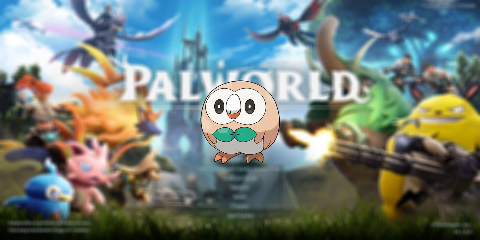 Rowlet from Pokemon potentially fitting in Palworld