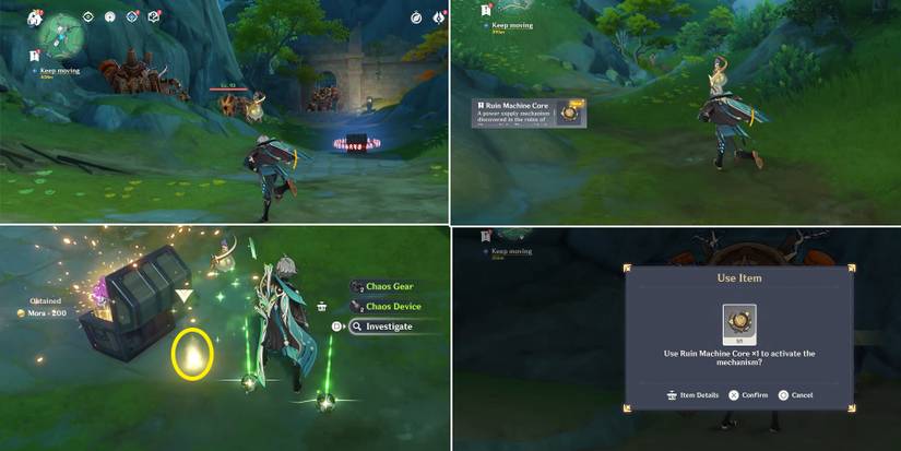 ruin machine core location in genshin impact
