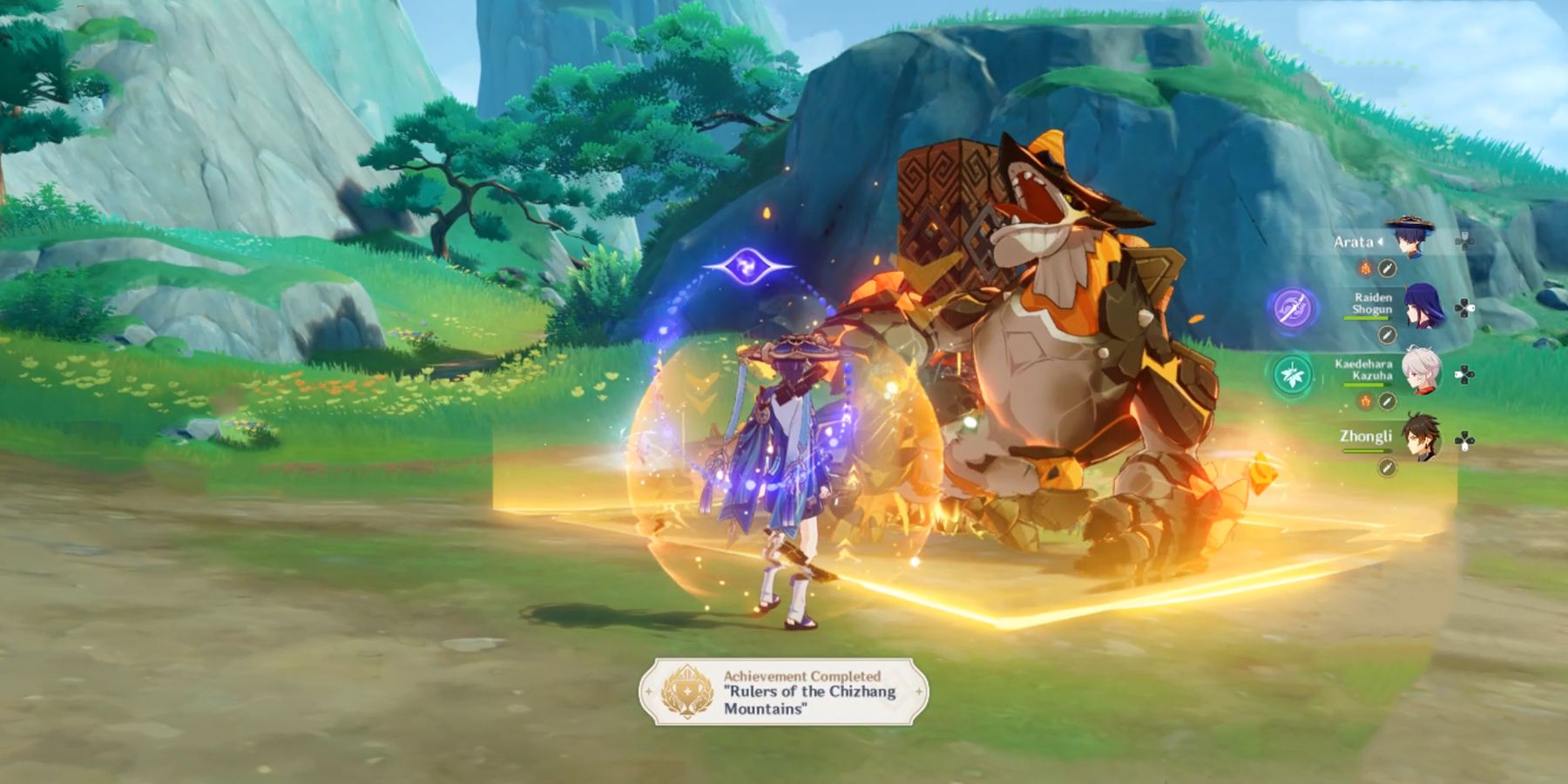 rulers of the chizhang mountains achievement in genshin impact