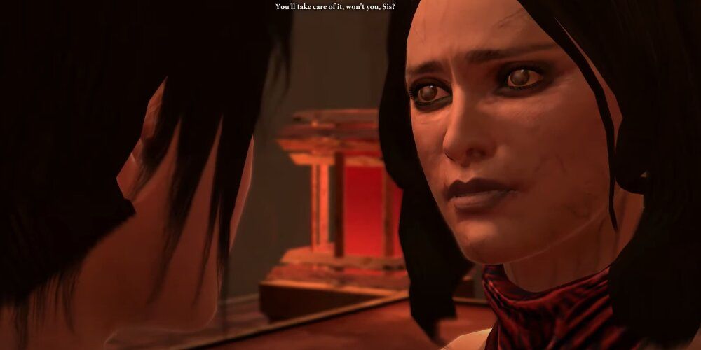 Bethany asking Hawke to kill her 