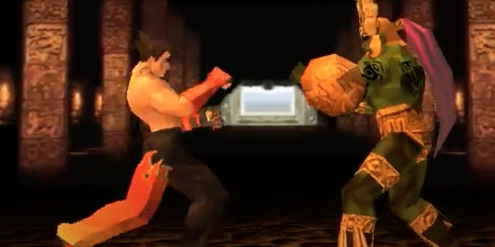 Jin fighting Ogre 