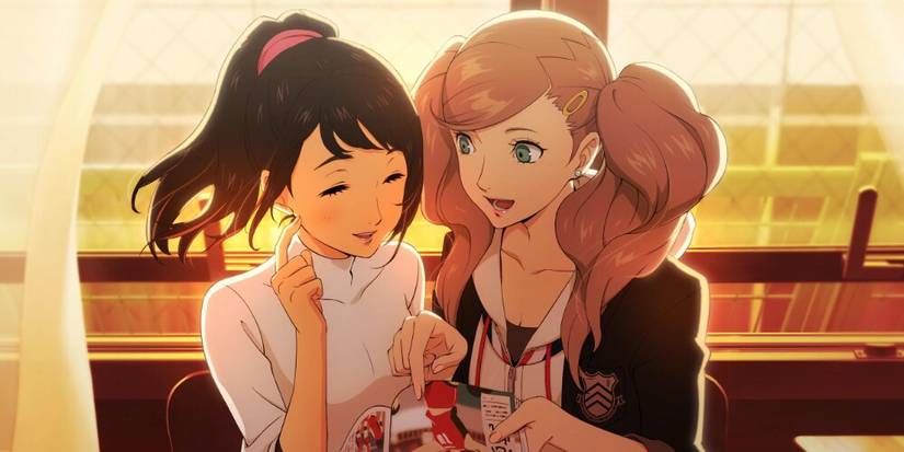 Ann and Shiho laughing together 