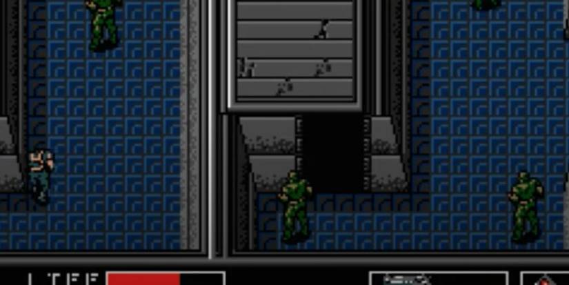 Snake sneaking around a base full of guards 