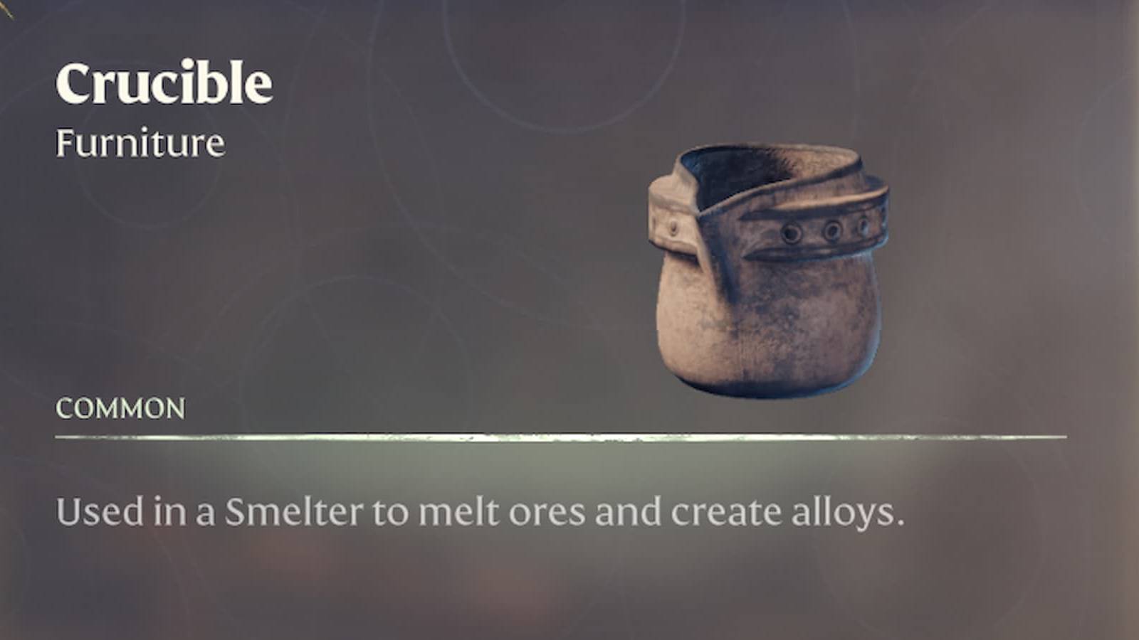 A crucible from Enshrouded