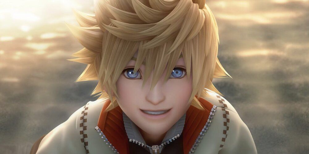 Roxas smiling 