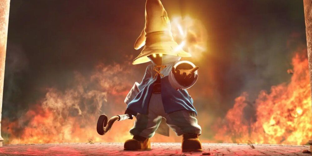 Vivi holding fire in his palm 