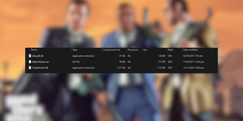 ScriptHookV Files on Windows