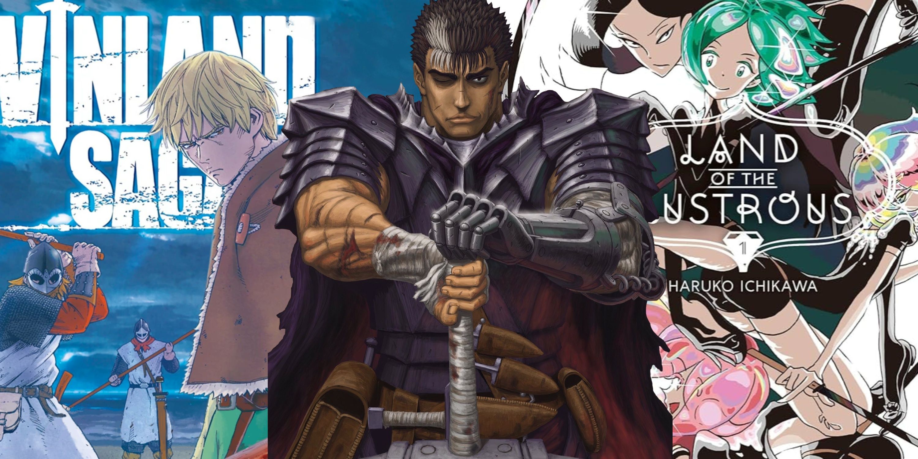 Seinen Manga To Catch Up On Before They End Vinland Saga Berserk Land Of The Lustrous - Featured