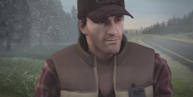 Silent Hill Origins Travis walking next to road