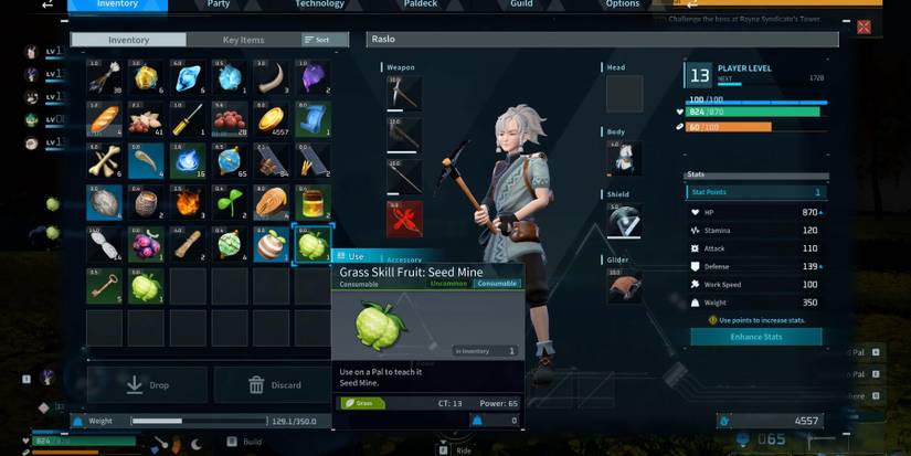 Skill Fruit in Palworld