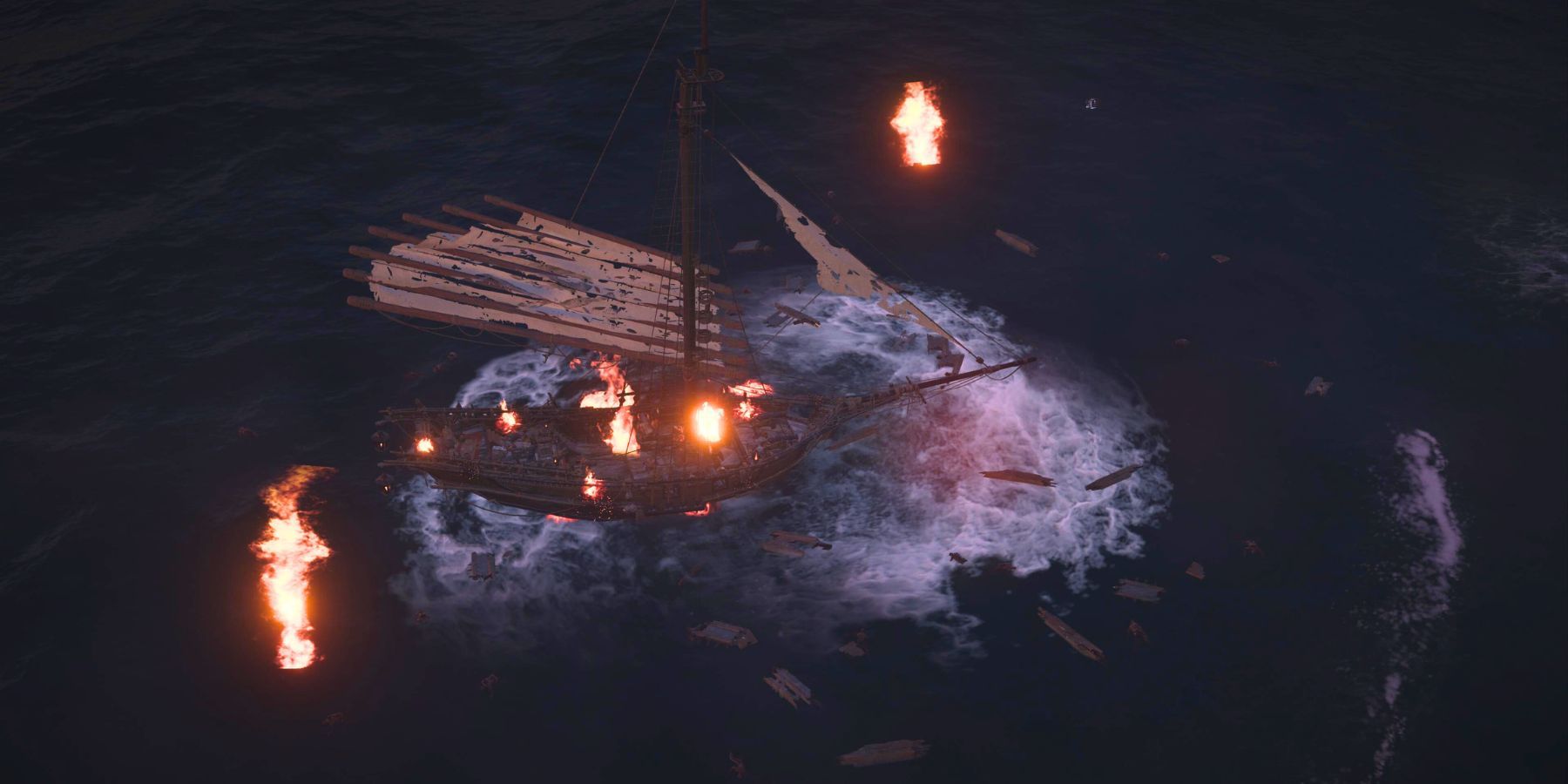 Skull and Bones Ship Sinking 