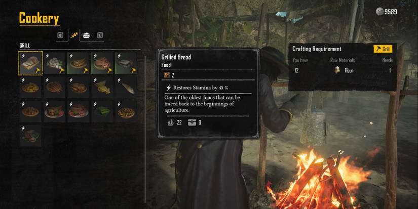 Skull and Bones Cookery Grilled Bread Flour