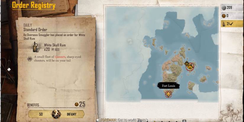 Skull and Bones Supply Order Pieces of 8