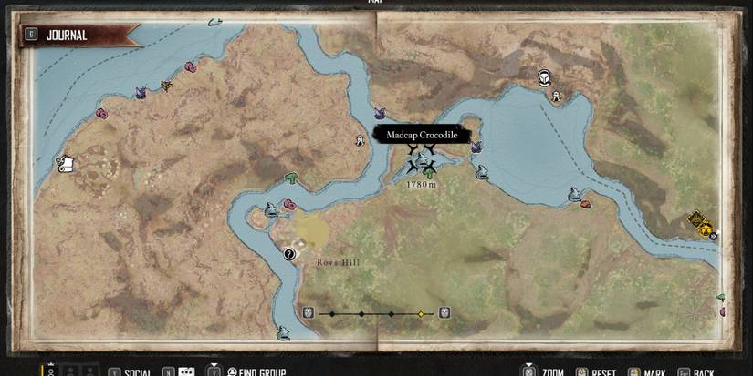 Skull and Bones Madcap Crocodile Location