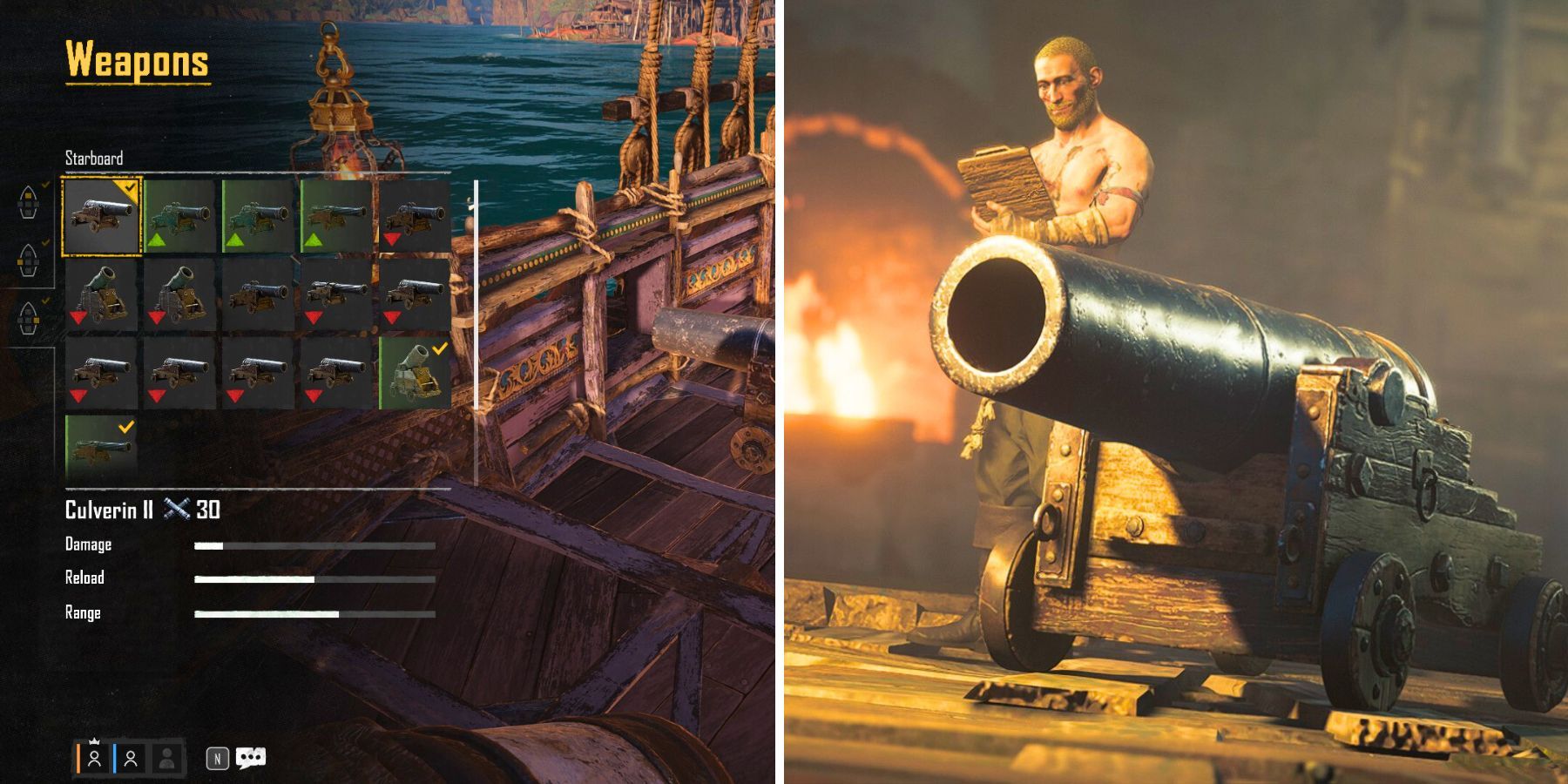 Skull and Bones Best Weapons to Get First
