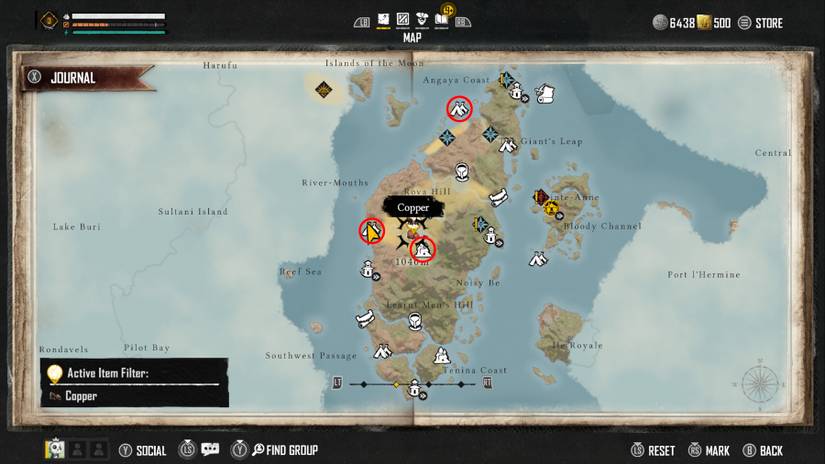 skull and bones how to get bronze ingot