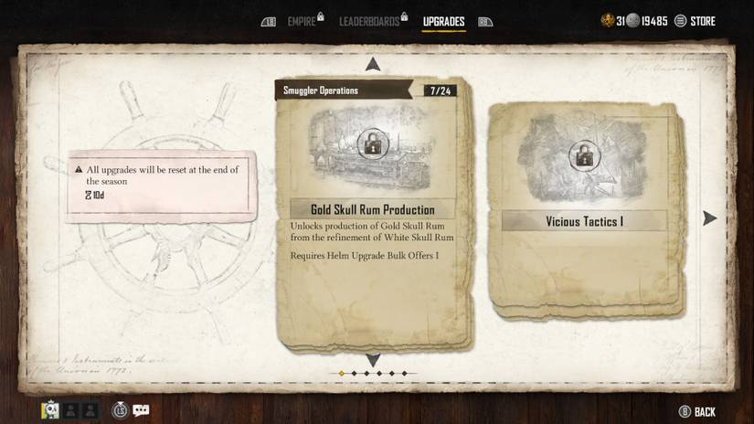 skull and bones gold skull rum location