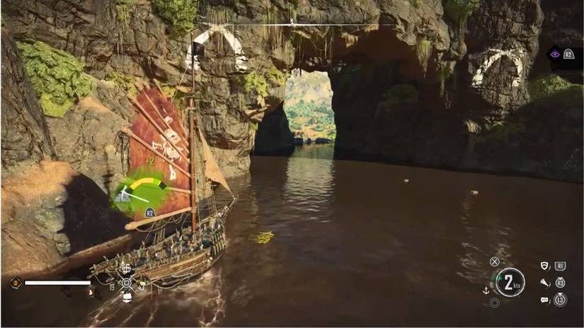 A player harvesting Cobalt in Skull and Bones