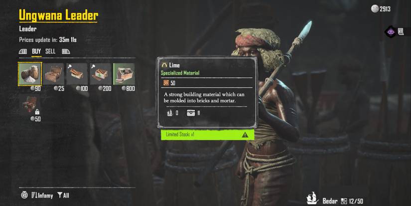 skull and bones how to get lime 