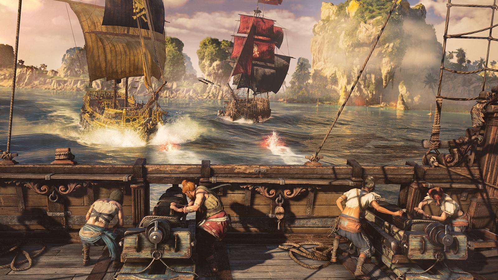 Skull and Bones How to Get Wood Tar