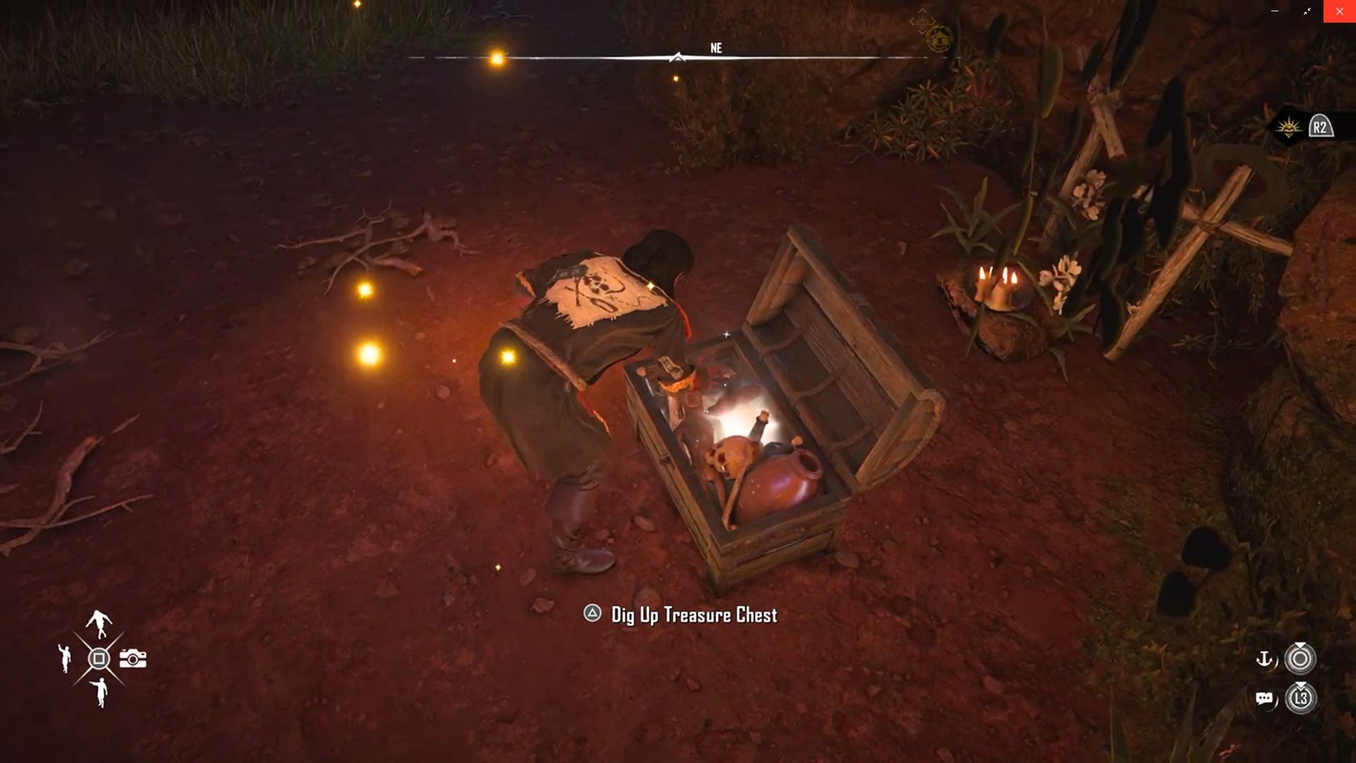 A player uncovering a treasure chest in Skull and Bones