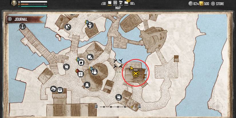 Skull and Bones Musicians map location Sainte Anne