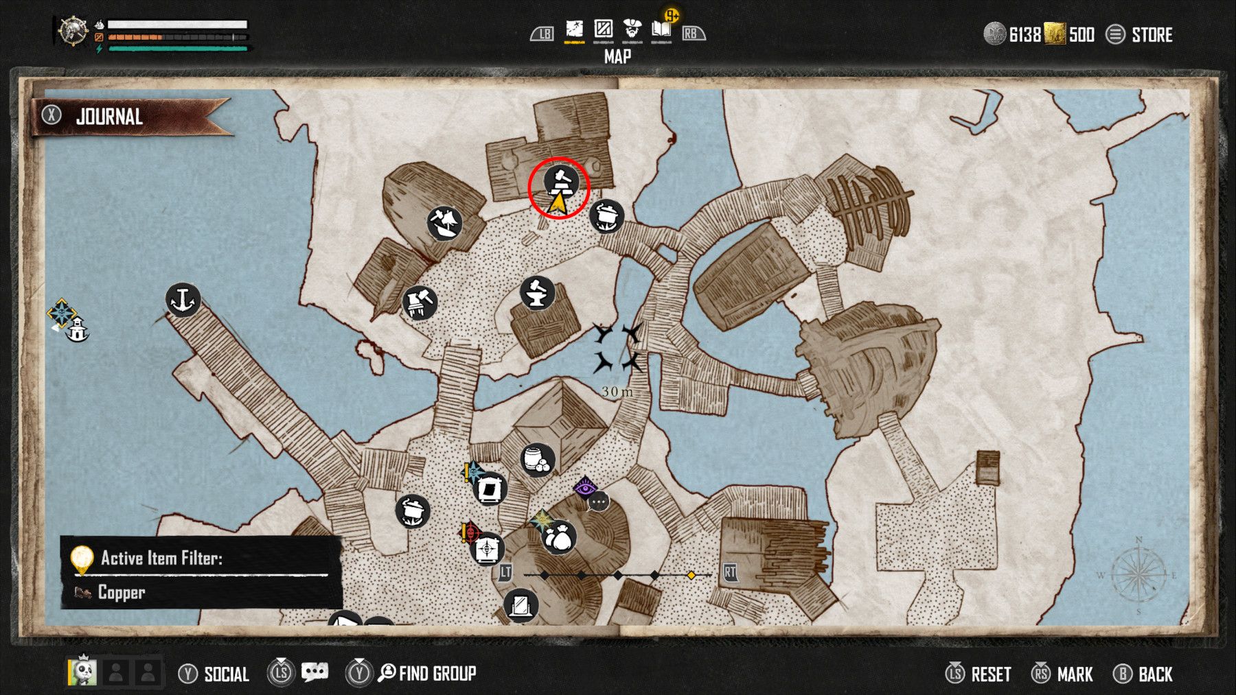 Skull and Bones Bronze Ingot Locations