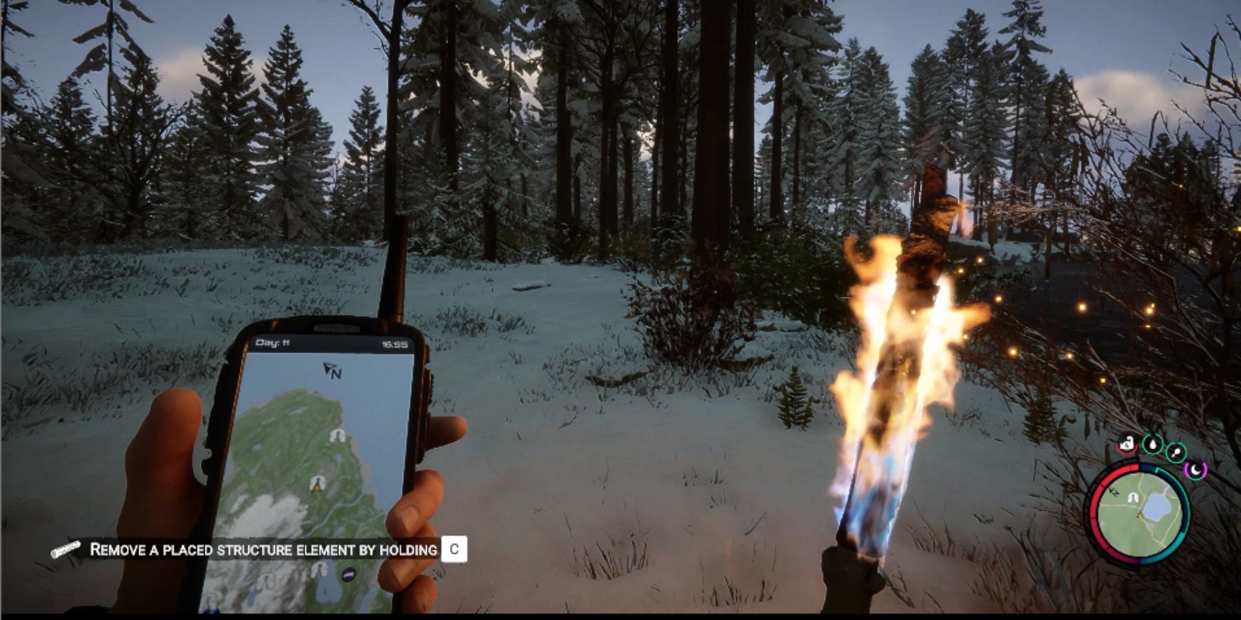 Sons of the Forest 1.0 Light a Torch to Stay Warm