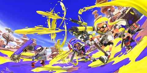 Splatoon 3 Inklings Fighting