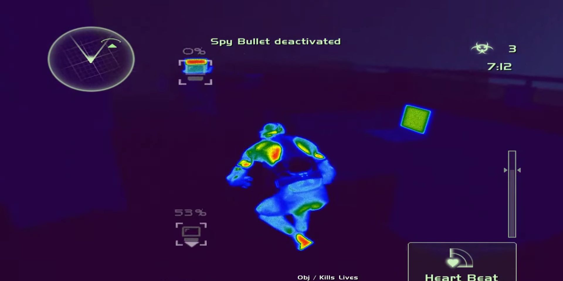 Thermographic vision in Splinter Cell Chaos Theory