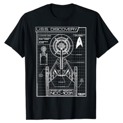 Star Trek Discovery Schematics Shirt