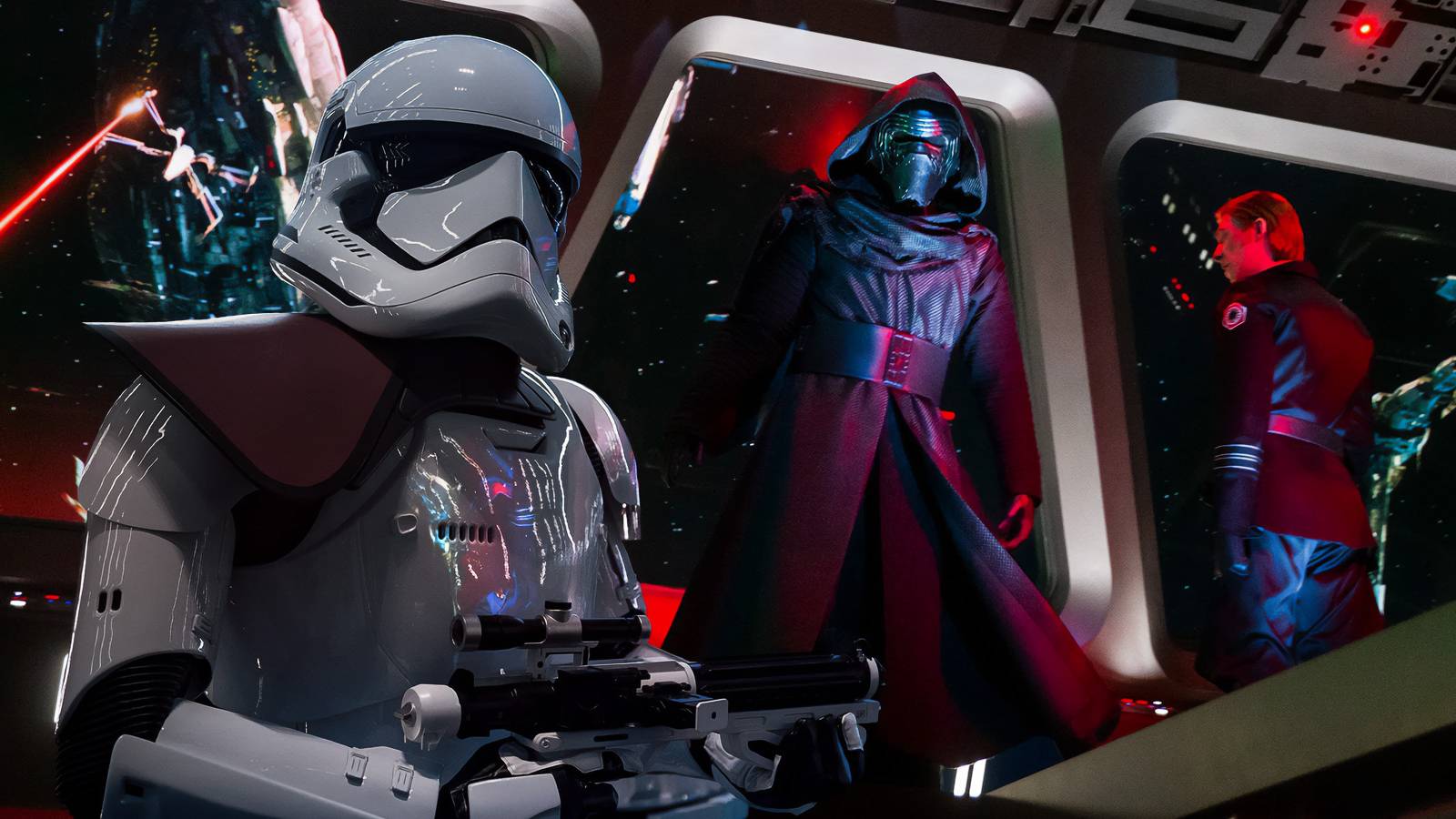 star wars rise of the resistance ride kylo ren animatronic