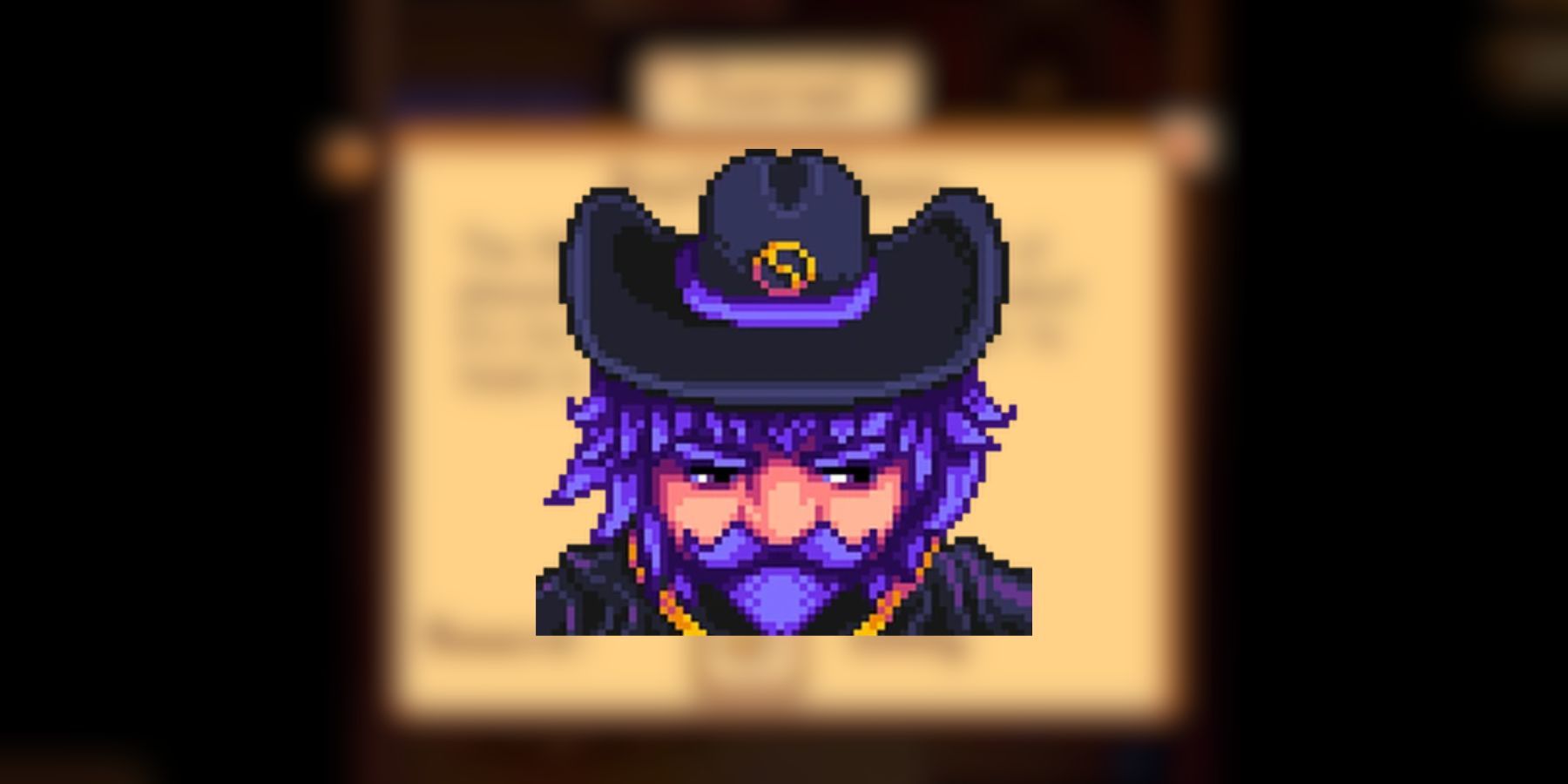the wizard character in stardew valley.