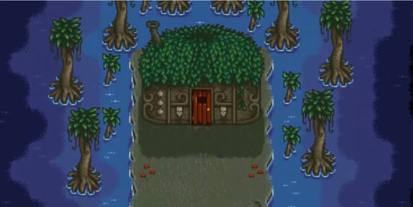 The Witch's Hut entrance.