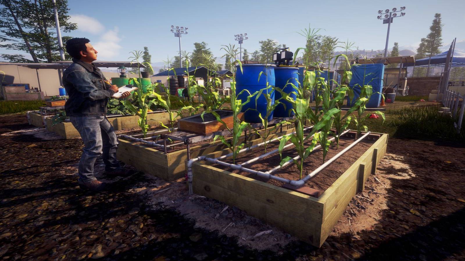 state of decay 2 character working on garden