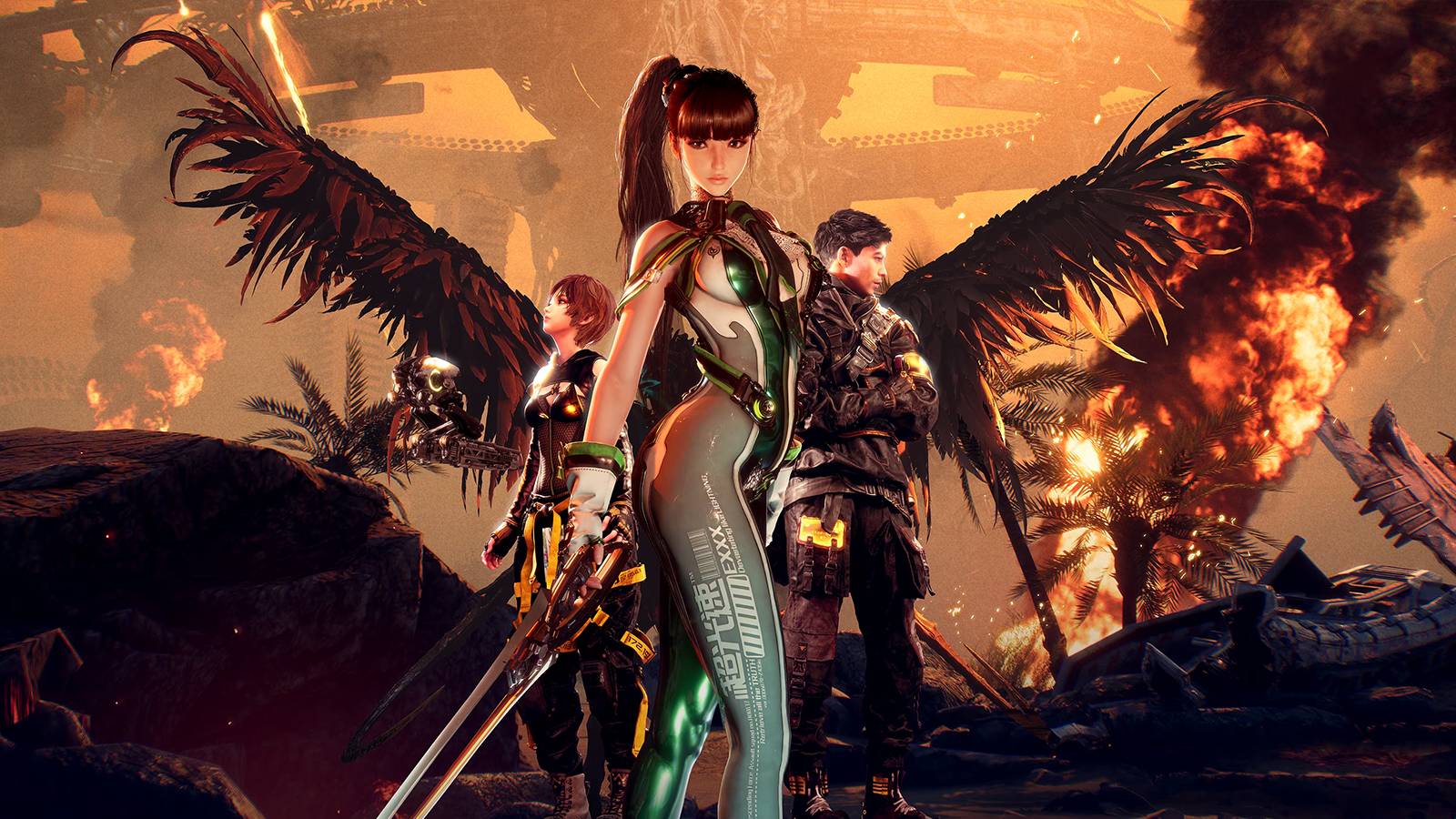 Stellar Blade cast digital deluxe edition key art