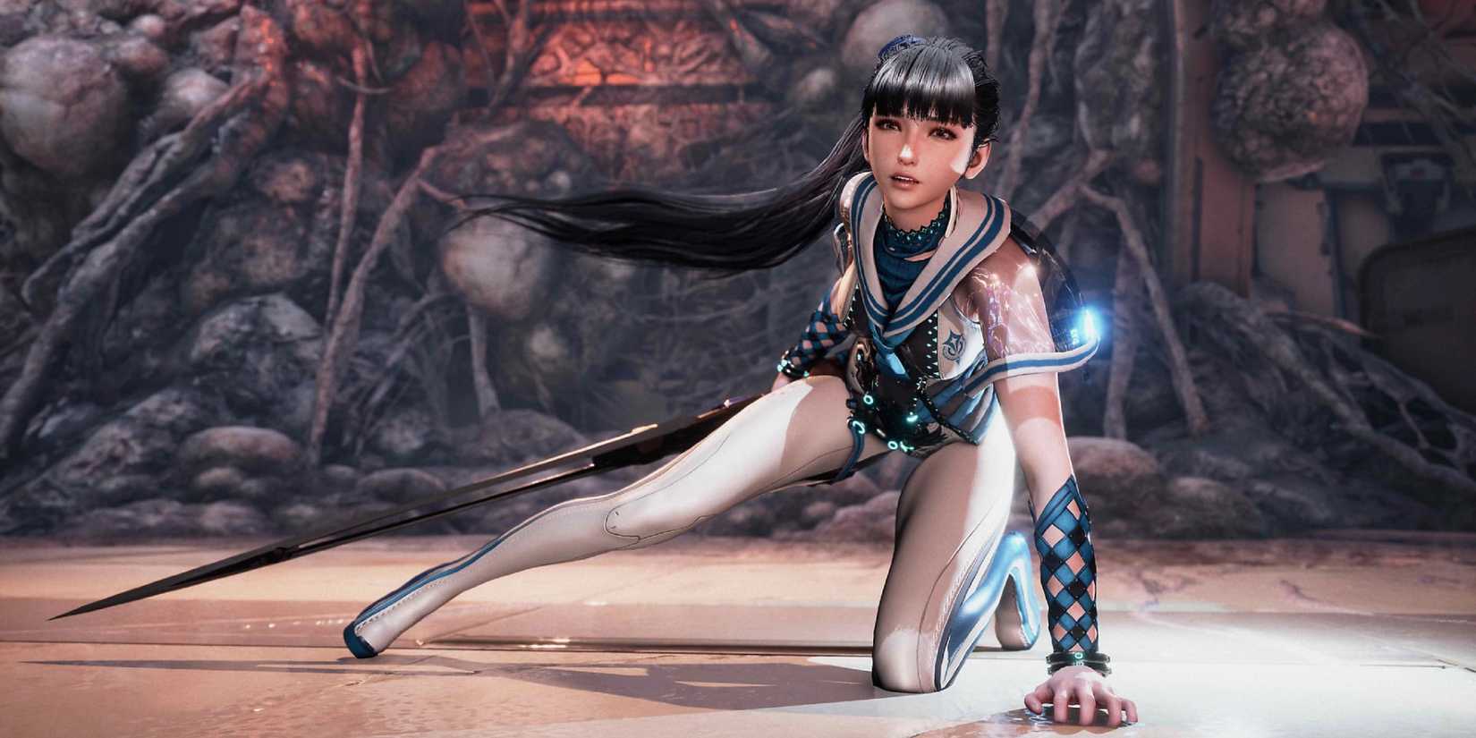 stellar blade eve crouch