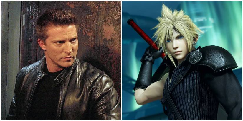 Steve Burton in General Hospital and Cloud in Dissidia Final Fantasy NT