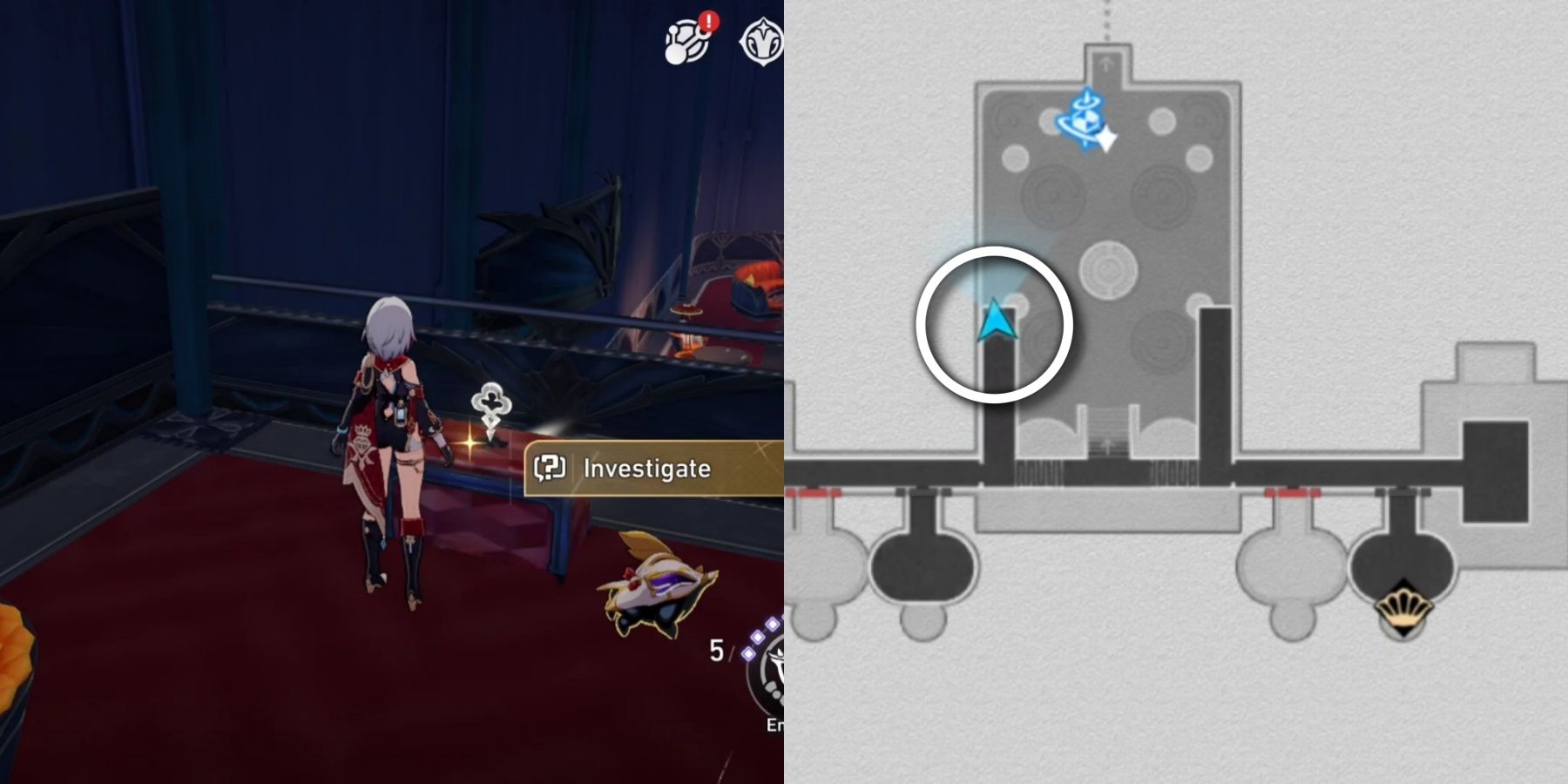 strange doll final location in the vip lounge hiding as a chest in honkai star rail