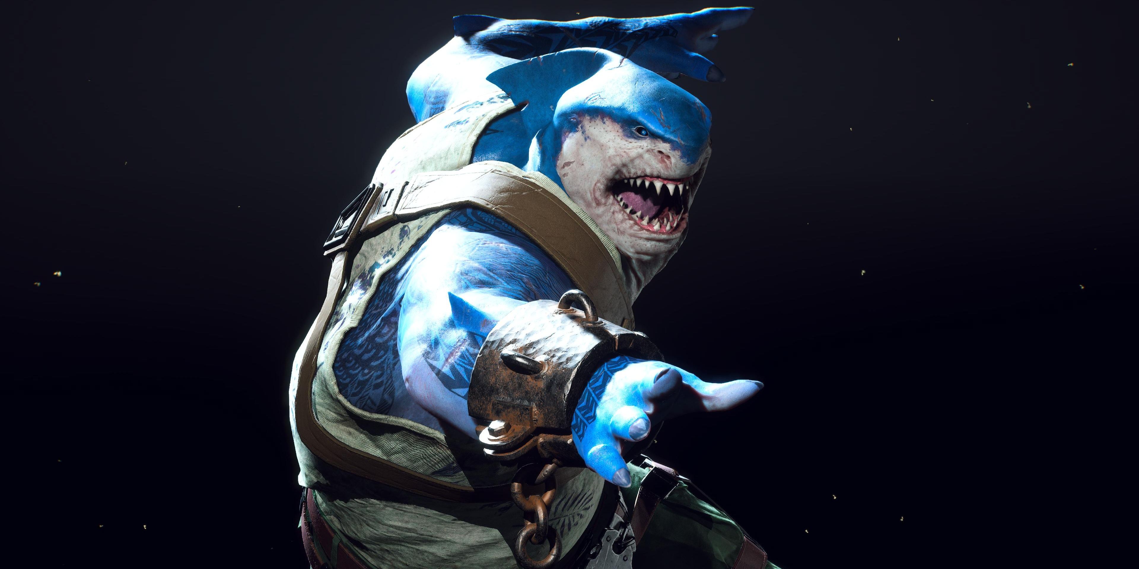 king shark roaring