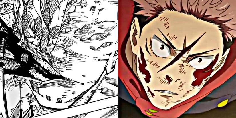 sukuna vs yuji blood explosion jujutsu kaisen jjk