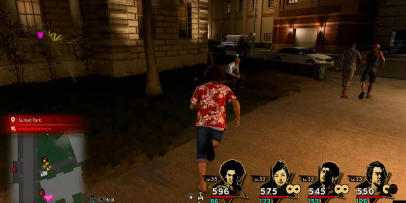 Sunset Park in Like a Dragon: Infinite Wealth