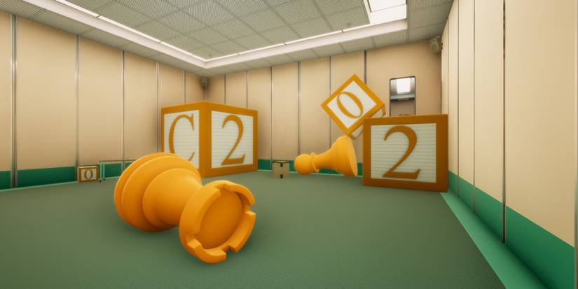 Mishapen game pieces from Superliminal