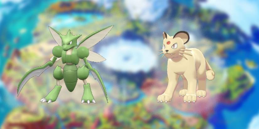Sycther And Persian In Pokemon Scarlet & Violet