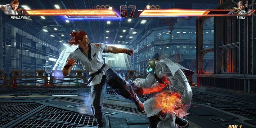 Hwoarang versus Lars