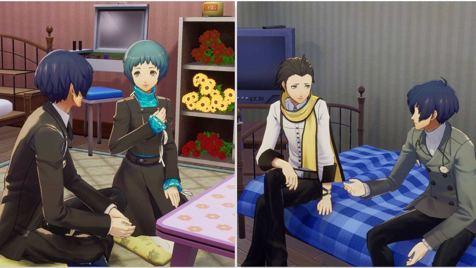 Talking to Fuuka and Ryoji in Persona 3 Reload