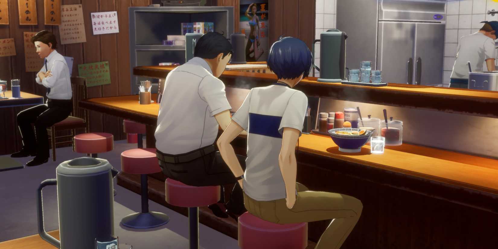 Talking to Nozomi in Persona 3 Reload