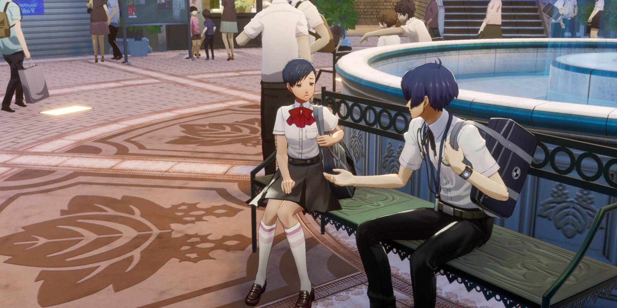 Talking to Yuko in Persona 3 Reload