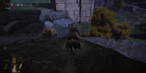 Tarnished Riding Torrent in Elden Ring